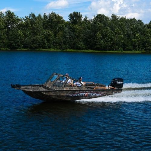 Jon boat fuoribordo - Dynasty - SeaArk Boats - open / con dual console / da pesca sportiva