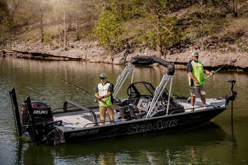 Jon boat fuoribordo - ProCat 200 - SeaArk Boats - open / con dual console / da pesca sportiva