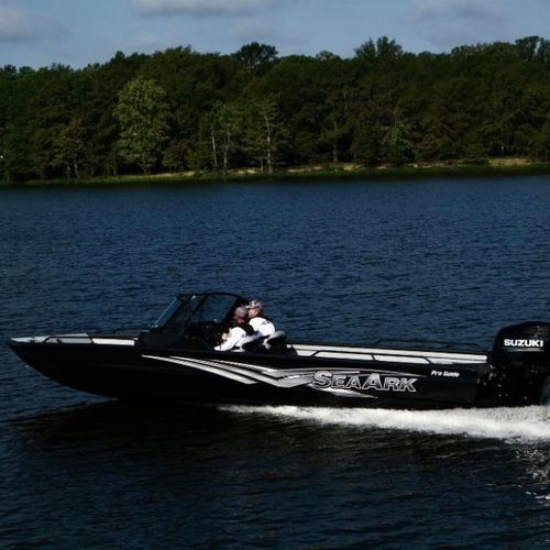 Jon boat fuoribordo - ProGuide - SeaArk Boats - open / con dual console / da pesca sportiva