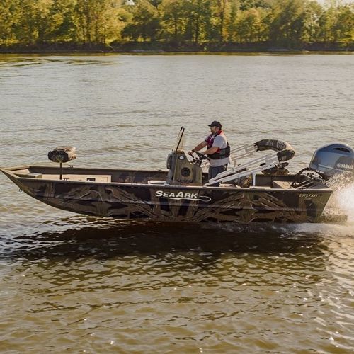Jon boat fuoribordo - 2072 FX - SeaArk Boats - open / con console centrale / con console laterale