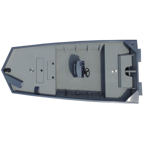 Jon boat fuoribordo - 1872 MVJT - SeaArk Boats - open / con console centrale / da pesca sportiva