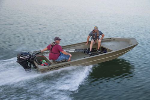 Jon boat fuoribordo - GRIZZLY® 1754 - Tracker - da pesca sportiva / in alluminio / max. 6 persone
