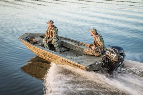 Jon boat fuoribordo - GRIZZLY® 1548 T Sportsman - Tracker - da pesca sportiva / in alluminio / max. 3 persone