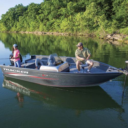 Bay boat fuoribordo - Pro Guide™ V-175 SC - Tracker - con console laterale / da pesca sportiva / in alluminio