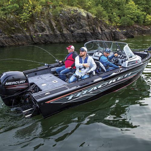 Bay boat fuoribordo - Targa™ V-19 WT - Tracker - con dual console / da pesca sportiva / in alluminio