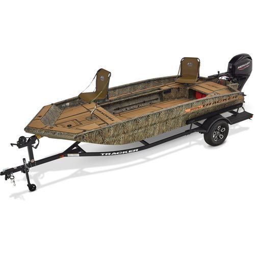 Jon boat fuoribordo - GRIZZLY® 1756 T MARSH - Tracker - open / da pesca / da caccia