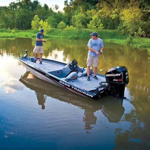 Bass boat fuoribordo - PRO TEAM™ 190 TX - Tracker - con console laterale / da pesca sportiva / in alluminio