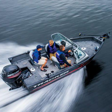 Bay boat fuoribordo - Pro Guide™ V-16 WT - Tracker - con dual console / da pesca sportiva / in alluminio