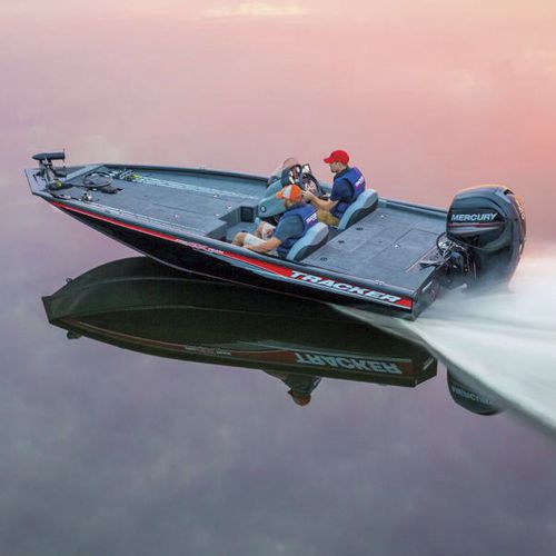 Bass boat fuoribordo - PRO TEAM™ 195 TXW - Tracker - con console laterale / da pesca sportiva / in alluminio