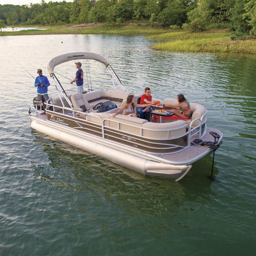 Pontoon boat fuoribordo - SportFish™ 22 XP3 - Sun Tracker - da pesca sportiva / max. 11 persone