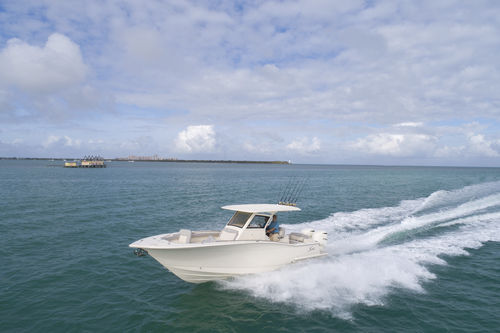 Barca open fuoribordo - 305 LXF - Scout Boats - bimotore / con console centrale / da turismo