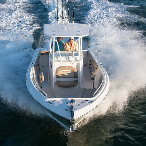 Barca open fuoribordo - 242 CC - Sailfish - bimotore / con console centrale / da pesca sportiva