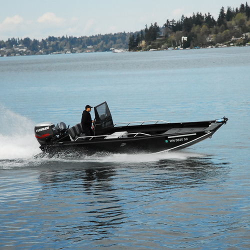 Runabout fuoribordo - XP series - Wooldridge - con dual console / open / da pesca sportiva