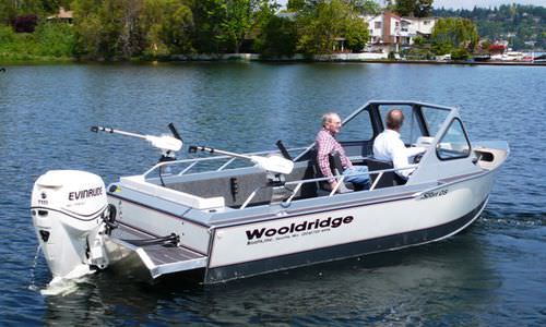 Barca open fuoribordo - 18' SPORT OFFSHORE - Wooldridge - con dual console / da pesca sportiva / offshore