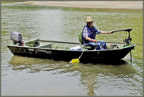 Jon boat fuoribordo - 436FLD & 436F - War Eagle - da pesca sportiva