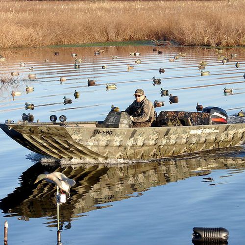 Jon boat fuoribordo - 2372LDSV - War Eagle - con console laterale / da pesca sportiva