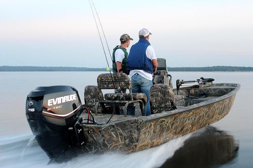 Jon boat fuoribordo - 961 Blackhawk - War Eagle - con console centrale / da pesca sportiva