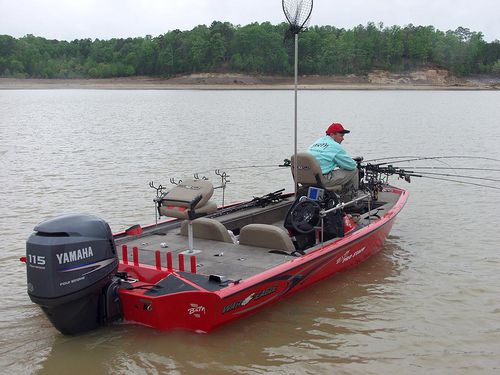 Crappie boat fuoribordo - 861 Predator - War Eagle - con console laterale / da pesca sportiva