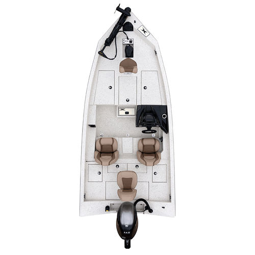 Bass boat fuoribordo - X17 Pro - Xpress - con console laterale / da pesca sportiva / max. 4 persone
