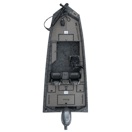 Bass boat fuoribordo - XP180 - Xpress - con console laterale / da pesca sportiva / max. 4 persone