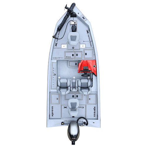 Crappie boat fuoribordo - H18PFC - Xpress - con console laterale / da pesca sportiva