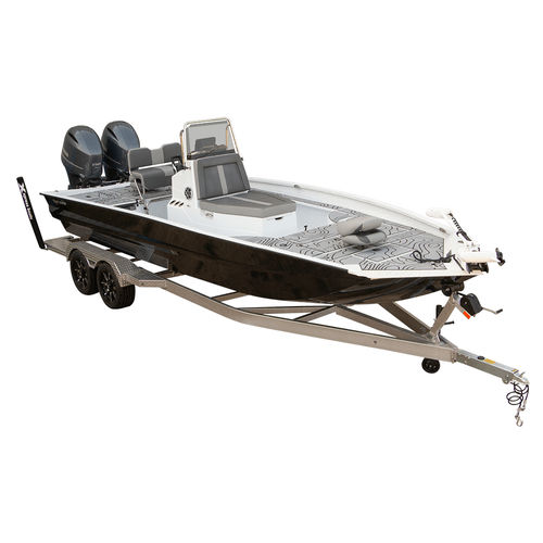Bay boat fuoribordo - X23B LOUNGE - Xpress - bimotore / con console centrale / open