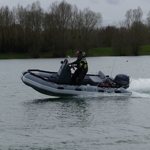 Barca professionale barca di salvataggio - 380 PRORAID - Sillinger - imbarcazione di servizio portuale / in poliestere / RHIB