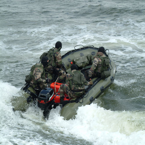 Barca professionale nave di ricerca e salvataggio - 425 UM - Sillinger - barca di supporto per immersioni / imbarcazione di servizio portuale / fuoribordo