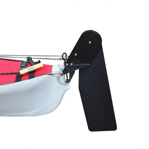Harayaa Set Timone E Pedali Per Kayak - Sistema Di Sterzo In Nylon, Timone 59cm, Pedali 56.5cm Per Canoa E Barca Da Pesca