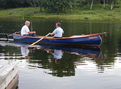 Canoa da pesca - THE KINGFISHER - Northwoods - 2 posti / in legno
