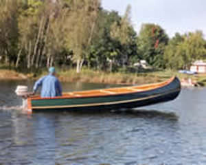 Canoa multiuso - THE VOYAGER - Northwoods - monoposto / in legno