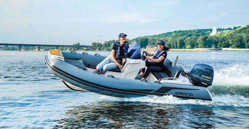 Gommone fuoribordo - G420 - GRAND Inflatable Boats - semirigido / open / con console laterale