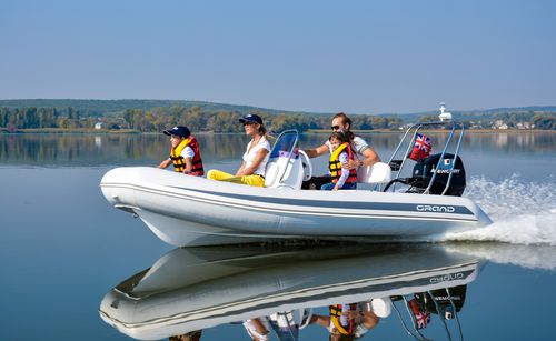 Gommone fuoribordo - S420N - GRAND Inflatable Boats - con scafo rigido / open / sportivo