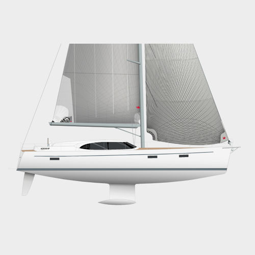 Barca a vela da crociera - 500 DS - Nordship - con 4 cabine / con deck saloon / con bompresso