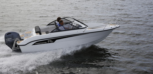 Runabout fuoribordo - R5 - Finnmaster Boats Oy - con dual console / open / in alluminio