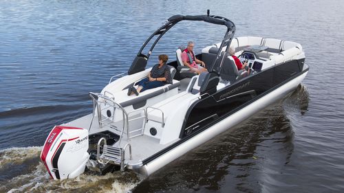 Pontoon boat fuoribordo - VOGUE® 27 XT - Bateaux Princecraft - open / con console laterale / da sci nautico