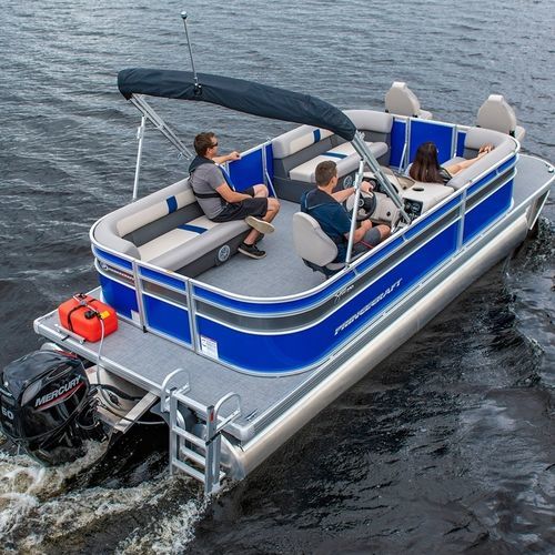 Pontoon boat fuoribordo - JAZZ 210-2S - Bateaux Princecraft - open / con console laterale / da pesca