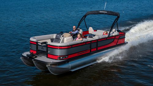 Pontoon boat fuoribordo - SPORTFISHER LX 25-2RS - Bateaux Princecraft - open / con console laterale / sportivo