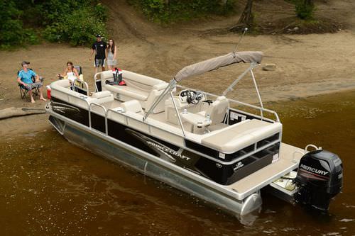 Pontoon boat fuoribordo - VECTRA 23 - Bateaux Princecraft - in alluminio / max. 12 persone