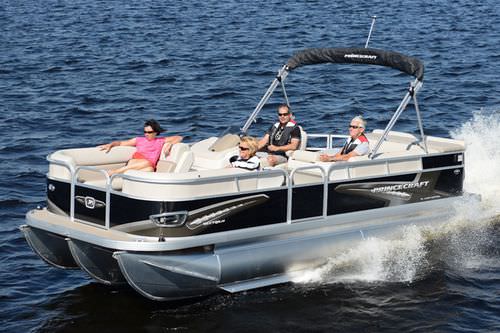 Pontoon boat fuoribordo - VECTRA 21 - Bateaux Princecraft - tri-tube / in alluminio / max. 10 persone