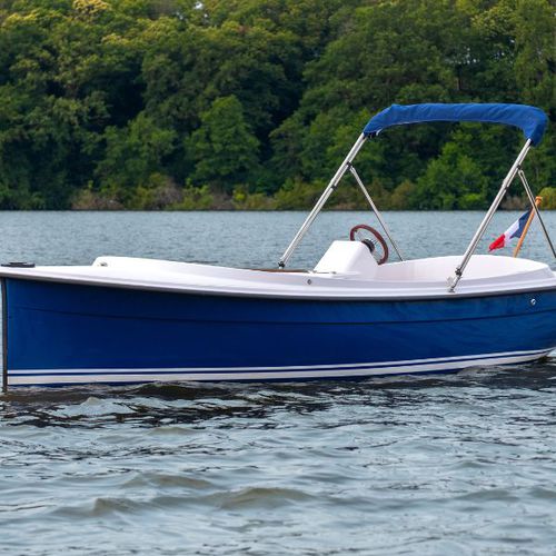 Lancia per base turistica sportiva - SCOOP 2 - Ruban Bleu - POD drive / elettrica / max. 7 persone