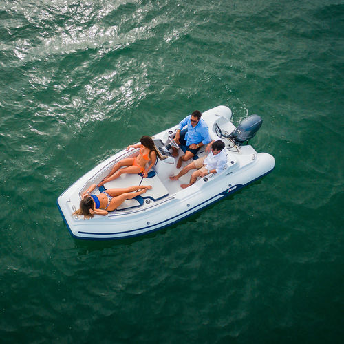 Gommone fuoribordo - 15 DLX - AB Inflatables - semirigido / open / con console laterale