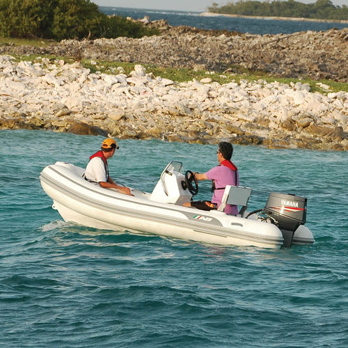 Gommone fuoribordo - 13 ALX - AB Inflatables - semirigido / open / con console laterale