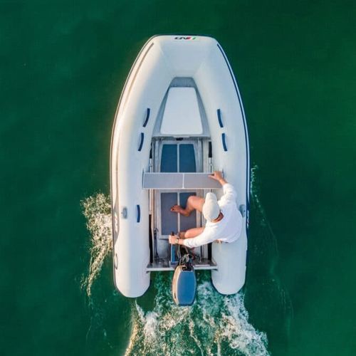 Gommone fuoribordo - 9.5 AL - AB Inflatables - semirigido / open / in alluminio