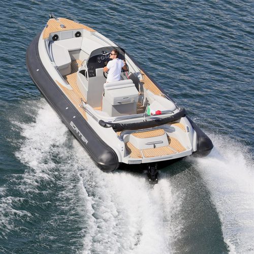 Gommone fuoribordo - ENVY 770 - SCANNER - semirigido / con console centrale / open