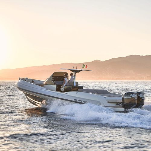 Gommone fuoribordo - ENVY 1100 TT  - SCANNER - bimotore / semirigido / con console centrale