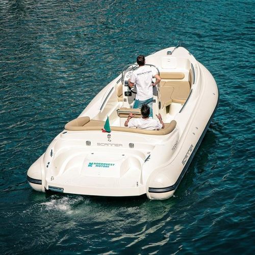 Gommone entrobordo - ENVY 710  - SCANNER - semirigido / con console centrale / open
