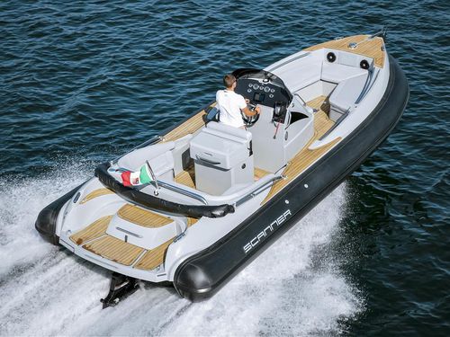 Gommone entrobordo - ENVY 770 - SCANNER - semirigido / con console centrale / open