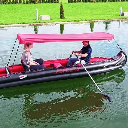 Cagnaro parasole per barca - SPEED - Grabner GMBH, Austria - per canoa e kayak / con struttura in alluminio / in poliestere