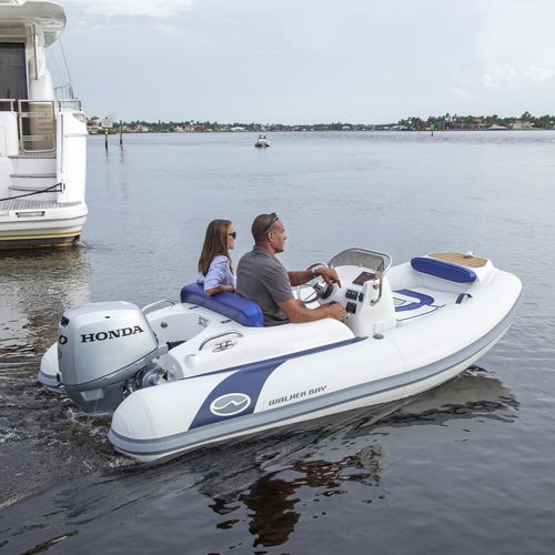 Gommone fuoribordo - Generation 340 DLX - Walker Bay Boats - semirigido / con console centrale / open